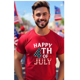 HAPPY 4TH OF JULY T-Shirt | Patriotic Unisex Tee – Celebrate in Style!
