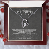 To My Beautiful Daughter | Forever Love Necklace