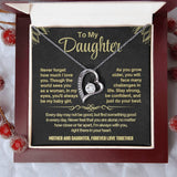 To My Daughter | Love Knot Necklace