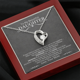 To My Beautiful Daughter | Forever Love Necklace