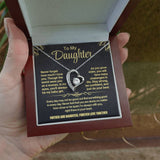 To My Daughter | Love Knot Necklace