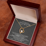 To My Beautiful Daughter | Forever Love Necklace