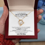 To My Beautiful Daughter | Forever Love Necklace