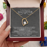 To My Beautiful Daughter | Forever Love Necklace