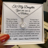 You are one in a Million | Daughter Necklace