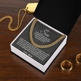 To My Son | Cuban Chain Necklace*