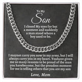 To My Son | Cuban Chain Necklace