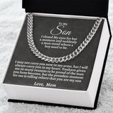 To My Son | Cuban Chain Necklace*