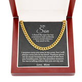 To My Son | Cuban Chain Necklace