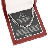 To My Son | Cuban Chain Necklace*