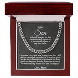 To My Son | Cuban Chain Necklace*