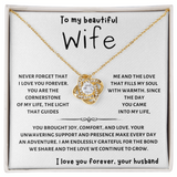 To My Wife | Love Knot Necklace