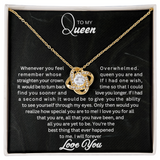 To My Queen | Love Knot Necklace|B