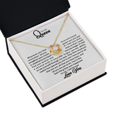 To My Queen | Love Knot Necklace |W