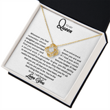 To My Queen | Love Knot Necklace |W