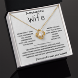 To My Wife | Love Knot Necklace