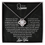 To My Queen | Love Knot Necklace|B