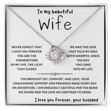 To My Wife | Love Knot Necklace