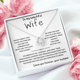 To My Wife | Love Knot Necklace