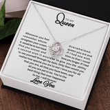 To My Queen | Love Knot Necklace |W