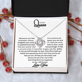 To My Queen | Love Knot Necklace |W