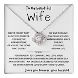 To My Wife | Love Knot Necklace