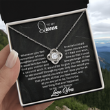 To My Queen | Love Knot Necklace|B