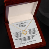 To My Beautiful Wife | Love Knot Necklace|W