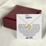 To My Queen | Love Knot Necklace |W