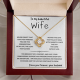 To My Wife | Love Knot Necklace