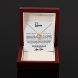 To My Queen | Love Knot Necklace |W