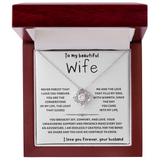 To My Wife | Love Knot Necklace