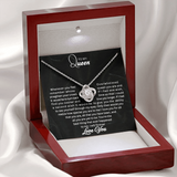 To My Queen | Love Knot Necklace|B
