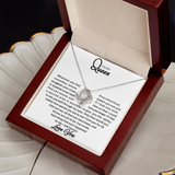 To My Queen | Love Knot Necklace |W
