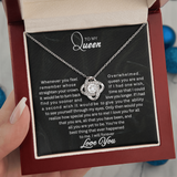 To My Queen | Love Knot Necklace|B