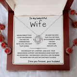 To My Wife | Love Knot Necklace