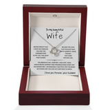To My Wife | Love Knot Necklace
