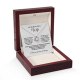 To My Beautiful Wife | Love Knot Necklace|W