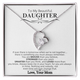 To My Beautiful Daughter | Forever Love Necklace
