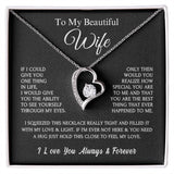 To My Beautiful Wife | Forever Love Necklace