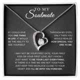 To My Soulmate | Forever Love Necklace|B