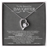 To My Beautiful Daughter | Forever Love Necklace