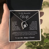 To My Beautiful Wife | Forever Love Necklace