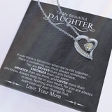 To My Beautiful Daughter | Forever Love Necklace