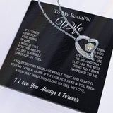 To My Beautiful Wife | Forever Love Necklace