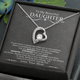 To My Beautiful Daughter | Forever Love Necklace