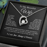 To My Beautiful Wife | Forever Love Necklace