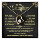 To My Daughter | Love Knot Necklace