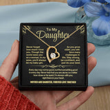 To My Daughter | Love Knot Necklace