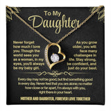 To My Daughter | Love Knot Necklace